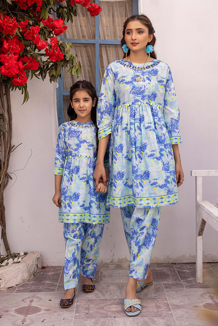 Picture of Ellena - 2-PC Stitched Printed Lawn Suit - Available at Raja Sahib