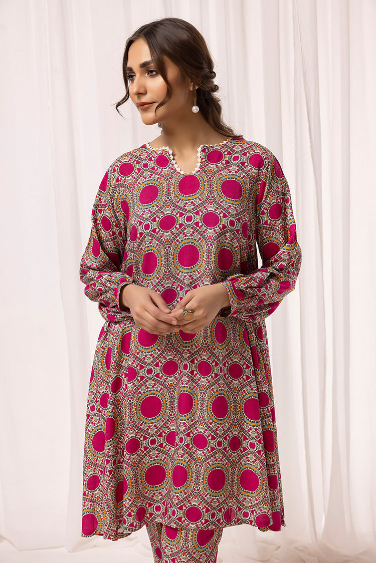 Picture of Ellena - 2-PC Stitched Printed Arabic Lawn Suit - Available at Raja Sahib