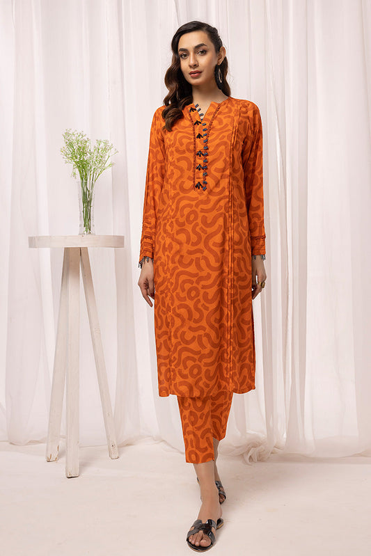 Picture of Ellena - 2-PC Stitched Printed Arabic Lawn Suit - Available at Raja Sahib