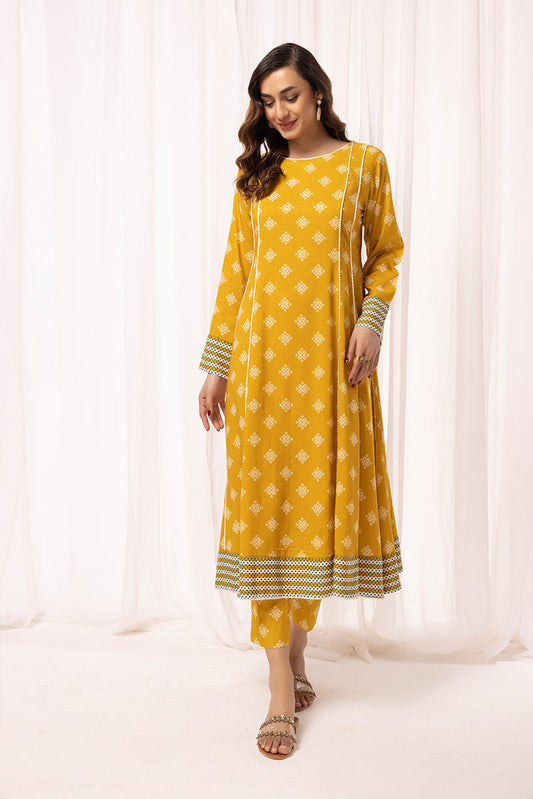 Picture of Ellena - 2-PC Stitched Printed Arabic Lawn Suit - Available at Raja Sahib