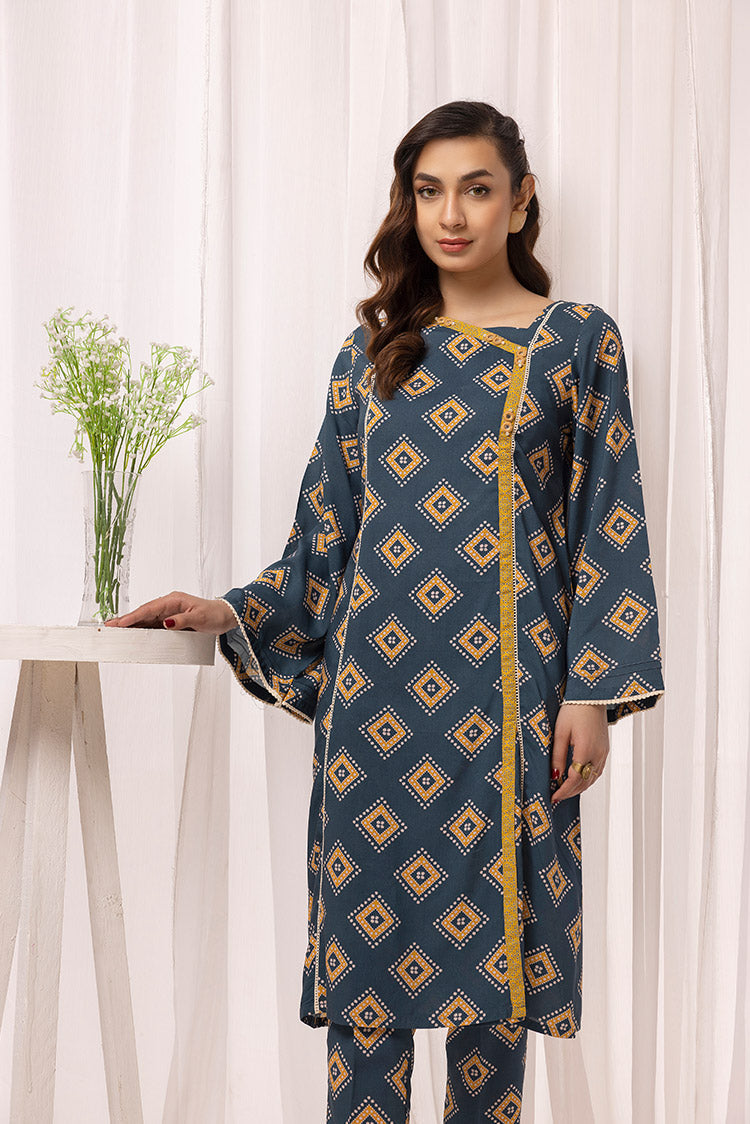 Picture of Ellena - 2-PC Stitched Printed Arabic Lawn Suit - Available at Raja Sahib