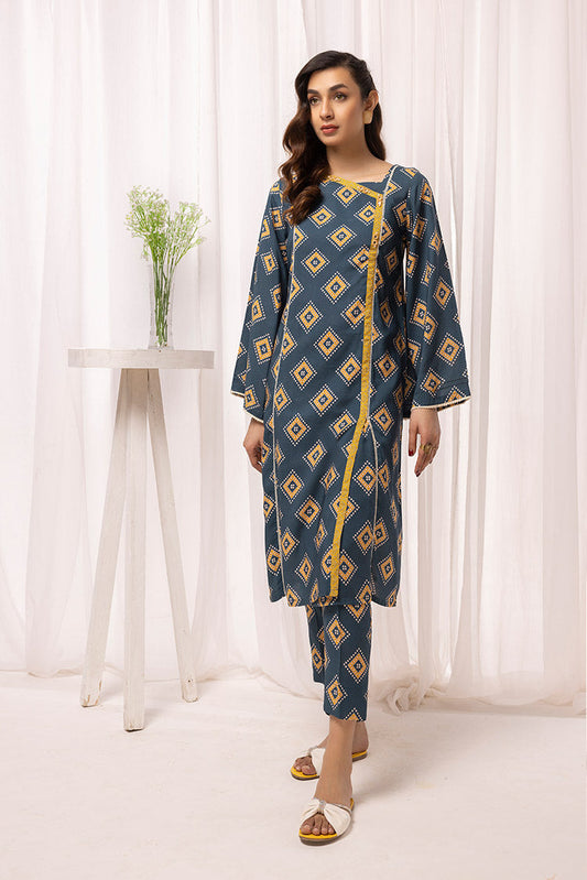 Picture of Ellena - 2-PC Stitched Printed Arabic Lawn Suit - Available at Raja Sahib