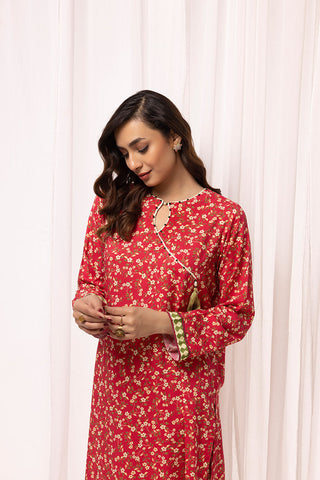 Picture of Ellena - 2-PC Stitched Printed Arabic Lawn Suit - Available at Raja Sahib