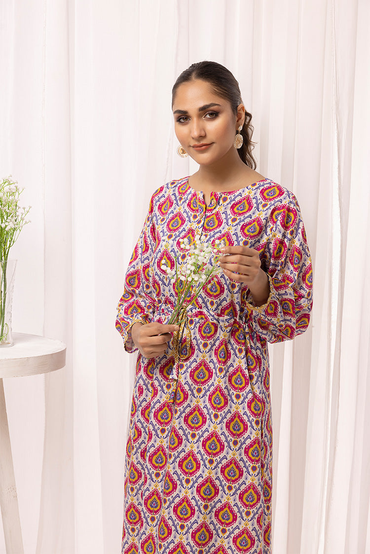 Picture of Ellena - 2-PC Stitched Printed Arabic Lawn Suit - Available at Raja Sahib