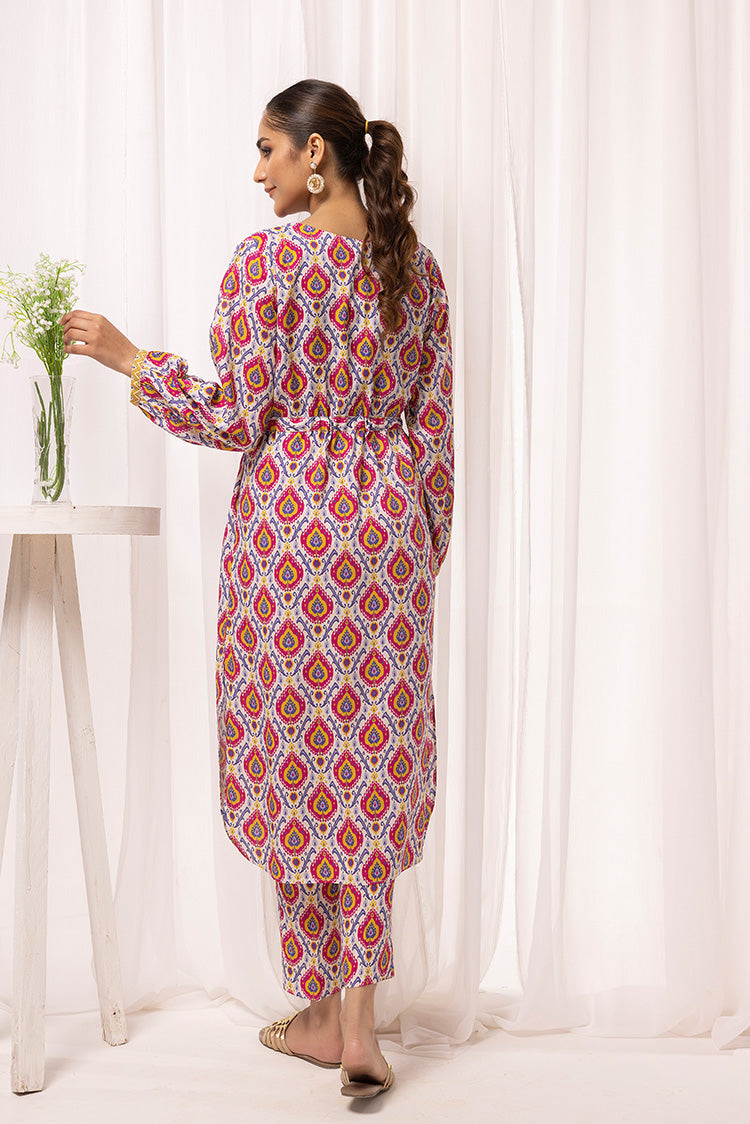 Picture of Ellena - 2-PC Stitched Printed Arabic Lawn Suit - Available at Raja Sahib