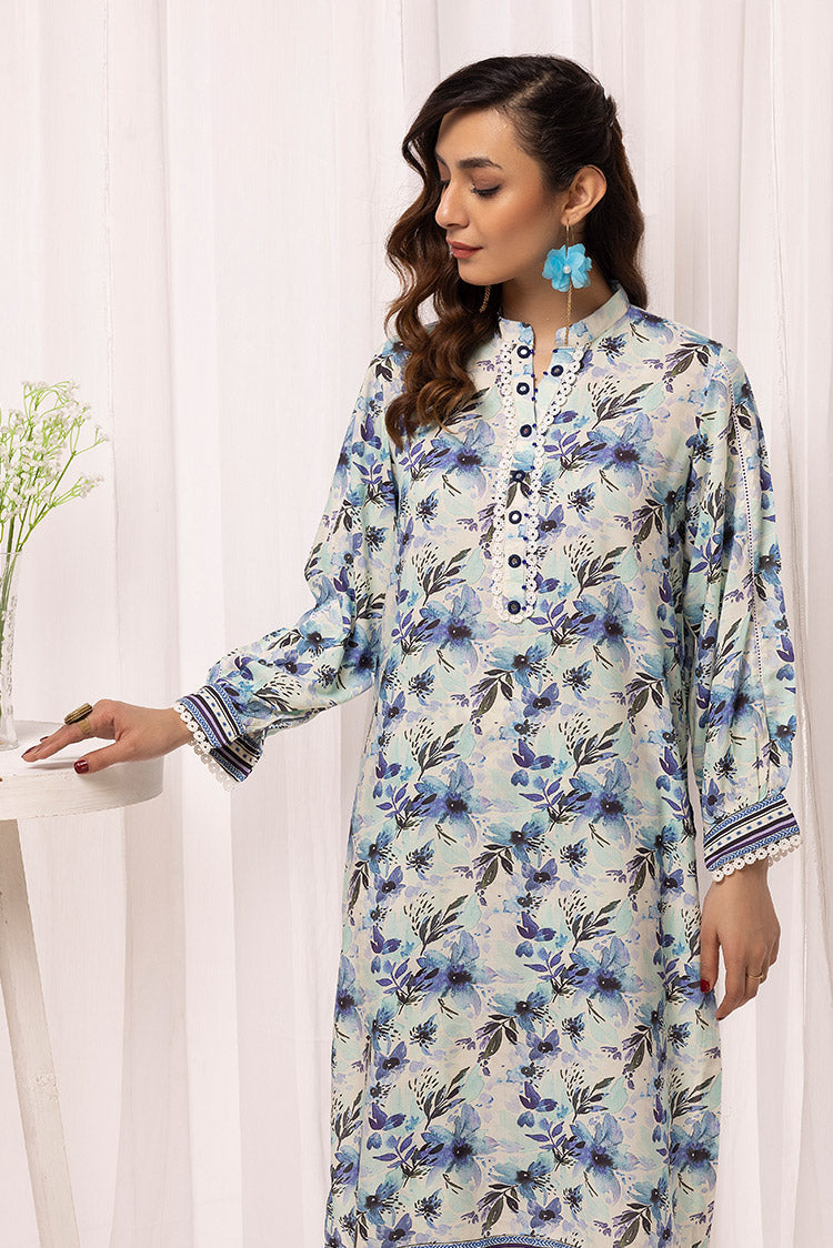 Picture of Ellena - 2-PC Stitched Printed Arabic Lawn Suit - Available at Raja Sahib