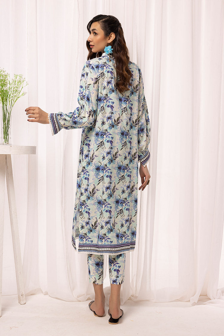 Picture of Ellena - 2-PC Stitched Printed Arabic Lawn Suit - Available at Raja Sahib