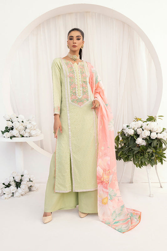 Picture of Ellena - 3-PC Stitched Embroidered Suit - Available at Raja Sahib