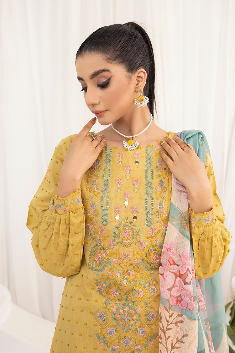 Picture of Ellena - 3-PC Stitched Embroidered Suit - Available at Raja Sahib