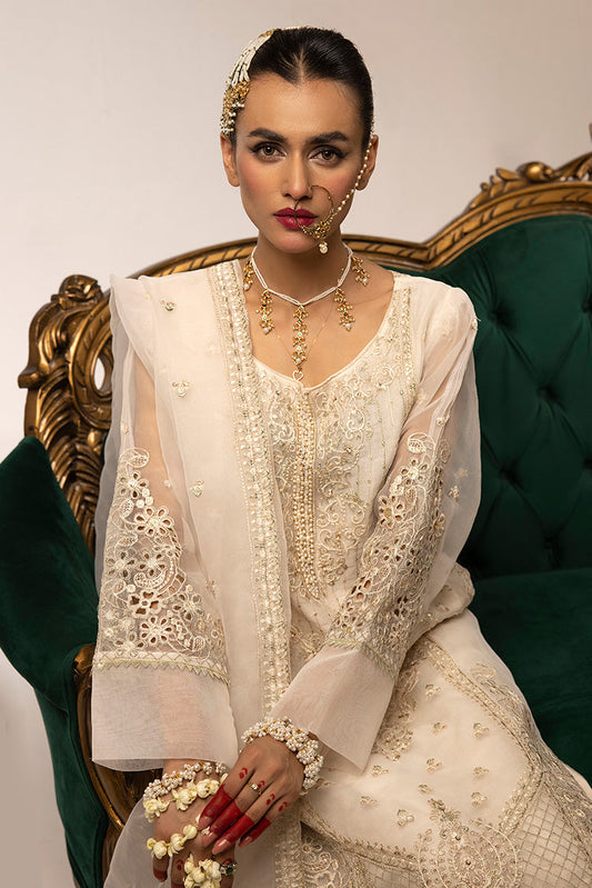 Picture of Ellena - 3-PC Stitched Fancy Embroidered Organza Suit - Available at Raja Sahib