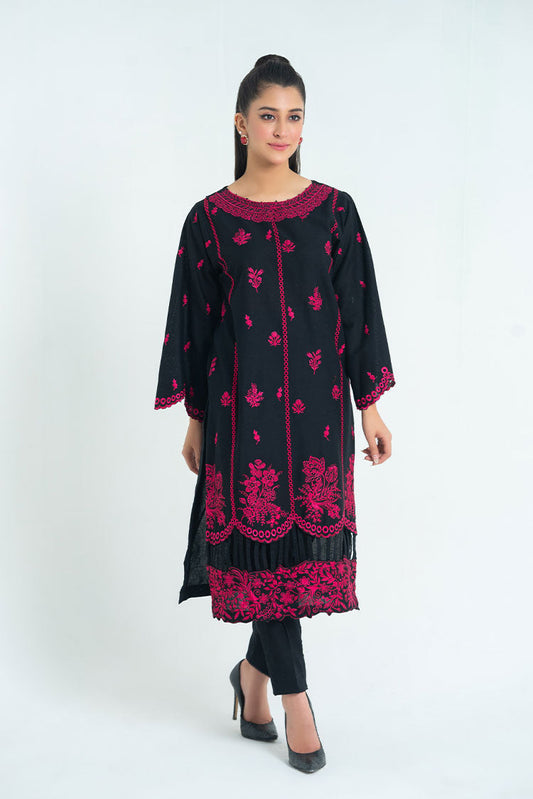 Picture of Ellena - 2-PC Stitched Embroidered Khaddar Suit - Available at Raja Sahib