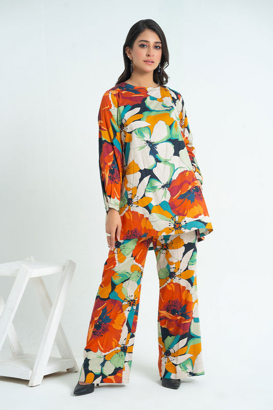 Picture of 2-PC Stitched Printed Marina Suit - Available at Raja Sahib