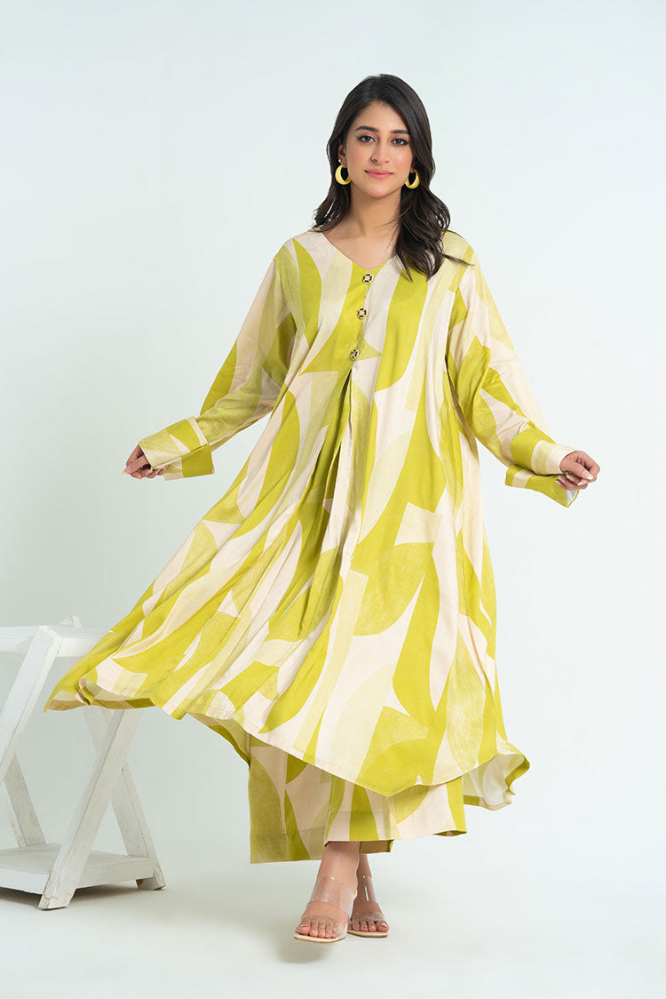 Picture of 2-PC Stitched Printed Marina Suit - Available at Raja Sahib