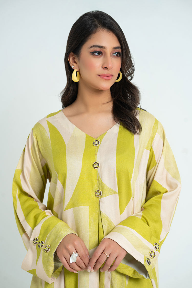 Picture of 2-PC Stitched Printed Marina Suit - Available at Raja Sahib