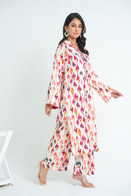 Picture of 2-PC Stitched Printed Marina Suit - Available at Raja Sahib