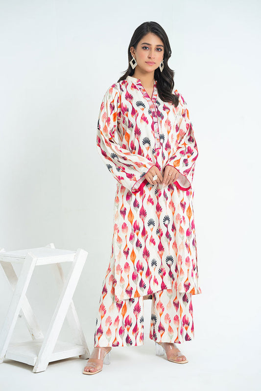 Picture of 2-PC Stitched Printed Marina Suit - Available at Raja Sahib