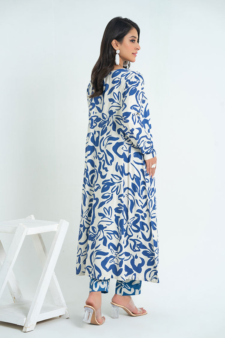 Picture of 2-PC Stitched Printed Marina Suit - Available at Raja Sahib