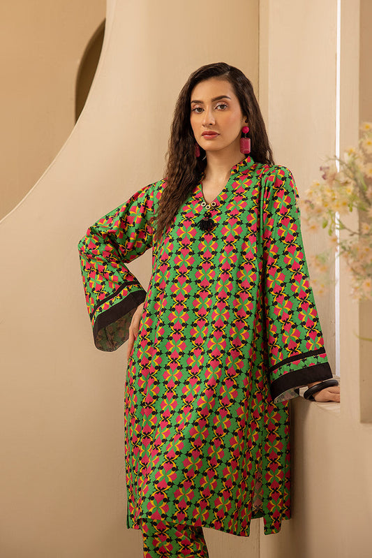 Picture of 2-PC Stitched Printed Marina Suit - Available at Raja Sahib