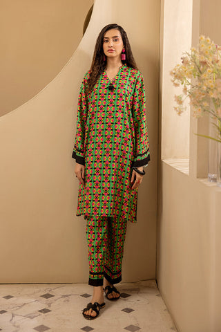 Picture of 2-PC Stitched Printed Marina Suit - Available at Raja Sahib