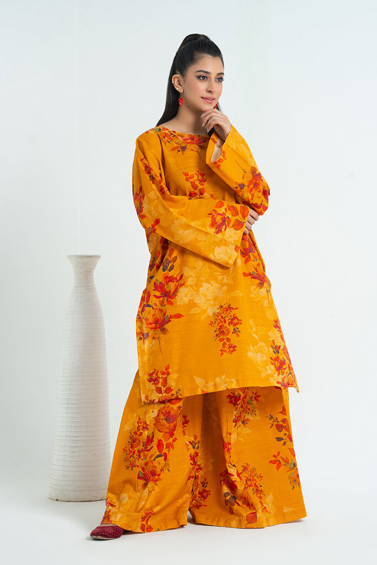 Picture of 2-PC Stitched Printed Khaddar Suit - Available at Raja Sahib