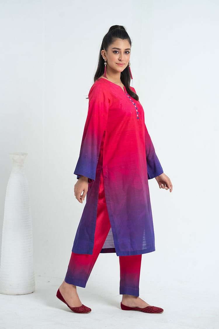 Picture of 2-PC Stitched Printed Khaddar Suit - Available at Raja Sahib