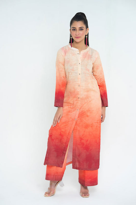 Picture of 2-PC Stitched Printed Khaddar Suit - Available at Raja Sahib