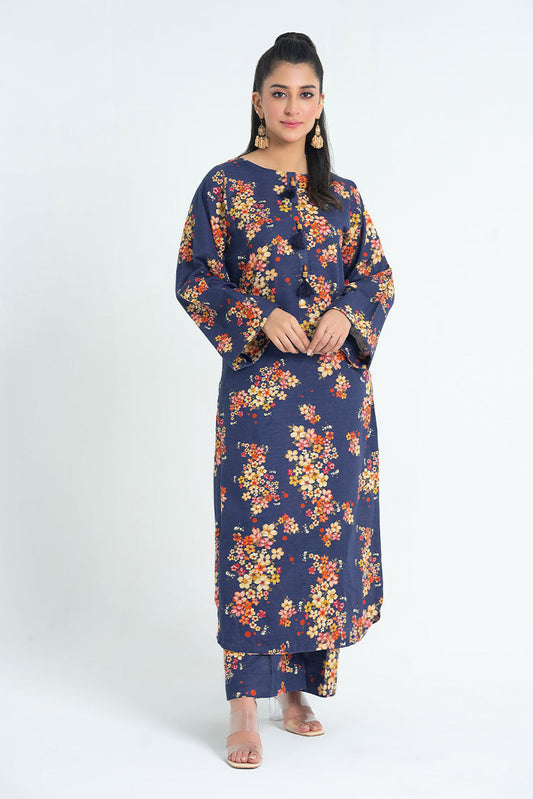 Picture of 2-PC Stitched Printed Khaddar Suit - Available at Raja Sahib