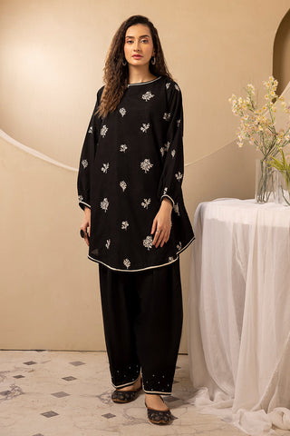 Picture of Ellena - 3-PC Stitched Embroidered Khaddar Suit - Available at Raja Sahib