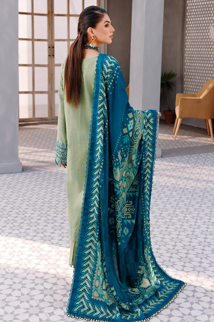 Picture of Ellena - 3-PC Unstitched Jacquard Suit - Available at Raja Sahib