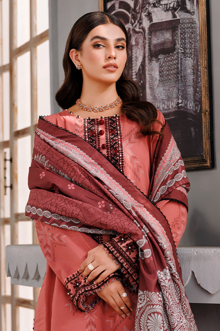 Picture of Ellena - 3-PC Unstitched Jacquard Suit - Available at Raja Sahib