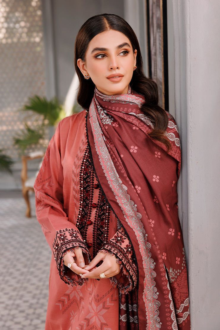 Picture of Ellena - 3-PC Unstitched Jacquard Suit - Available at Raja Sahib