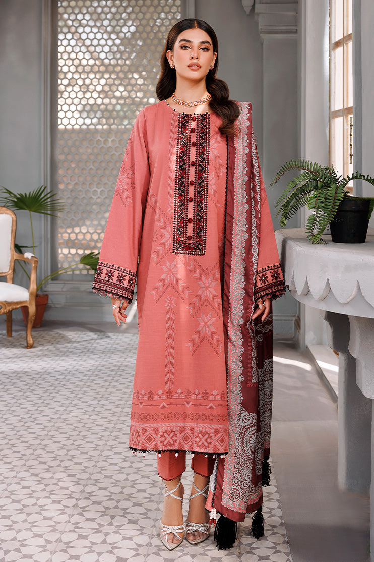 Picture of Ellena - 3-PC Unstitched Jacquard Suit - Available at Raja Sahib