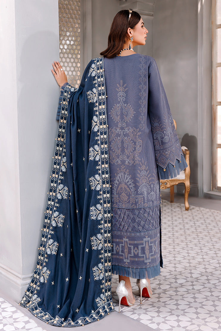 Picture of Ellena - 3-PC Unstitched Jacquard Suit - Available at Raja Sahib