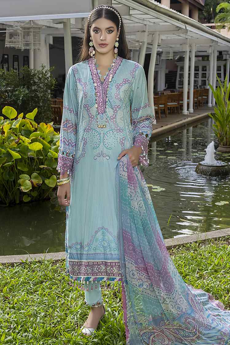 Picture of Ellena - 07 Zella Guzel Lawn Collection - Available at Raja Sahib