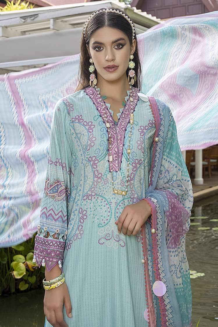 Picture of Ellena - 07 Zella Guzel Lawn Collection - Available at Raja Sahib