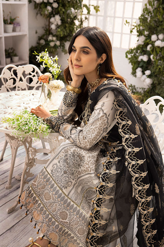 Picture of Ellena - 3-PC Unstitched Jacquard Suit - Available at Raja Sahib