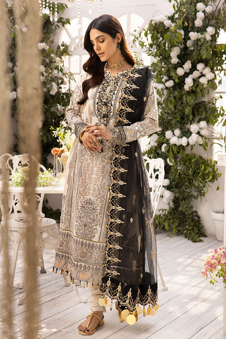 Picture of Ellena - 3-PC Unstitched Jacquard Suit - Available at Raja Sahib