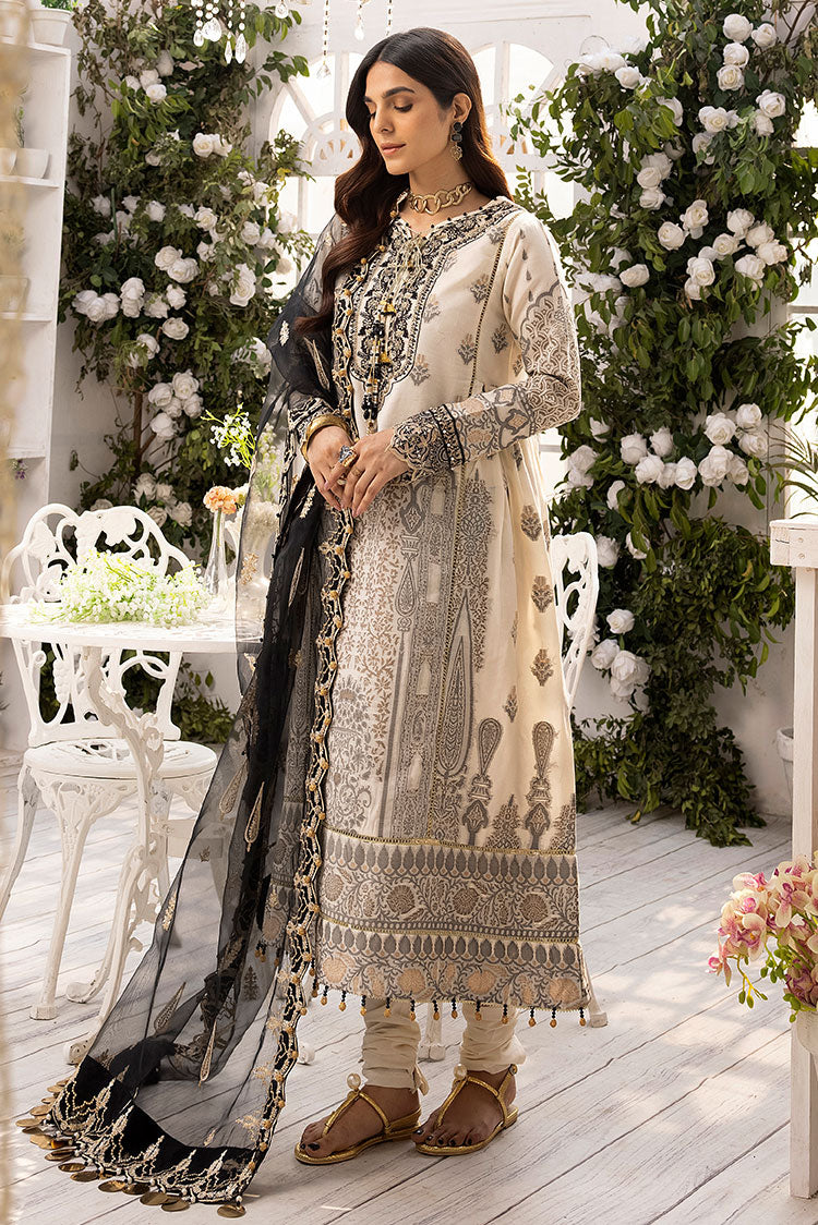 Picture of Ellena - 3-PC Unstitched Jacquard Suit - Available at Raja Sahib