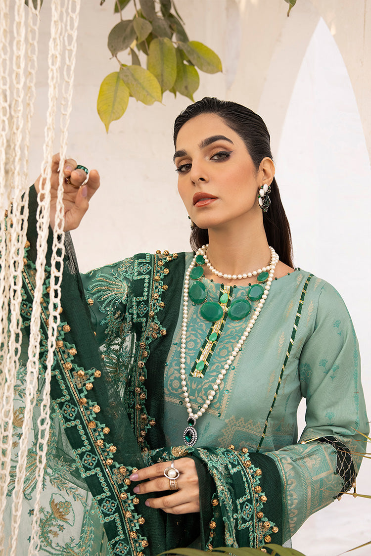 Picture of Ellena - 3-PC Unstitched Jacquard Suit - Available at Raja Sahib