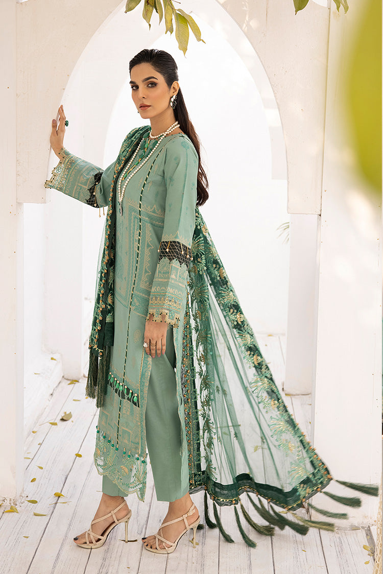 Picture of Ellena - 3-PC Unstitched Jacquard Suit - Available at Raja Sahib