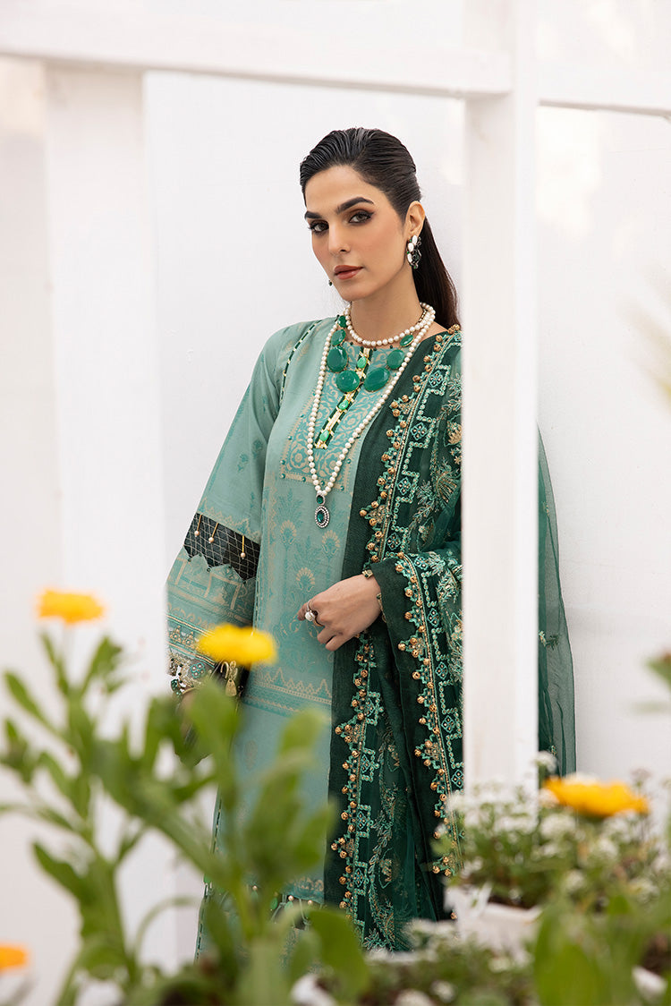 Picture of Ellena - 3-PC Unstitched Jacquard Suit - Available at Raja Sahib