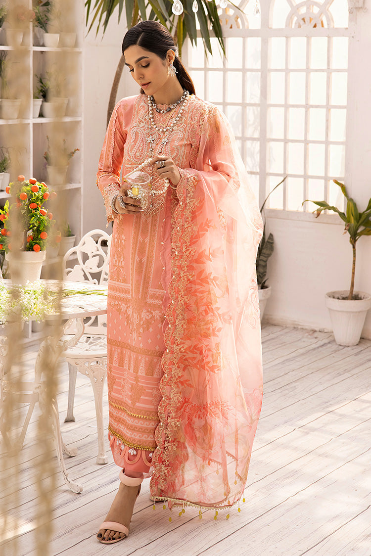 Picture of Ellena - 3-PC Unstitched Jacquard Suit - Available at Raja Sahib