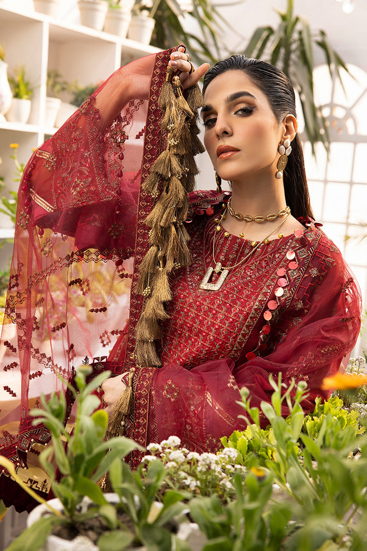 Picture of Ellena - 3-PC Unstitched Jacquard Suit - Available at Raja Sahib