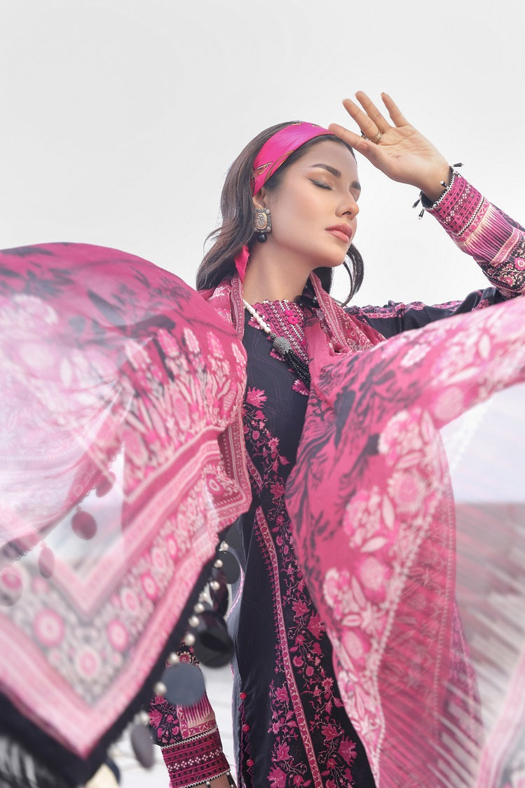 Picture of Ellena - 3-PC Unstitched Printed Lawn - Available at Raja Sahib