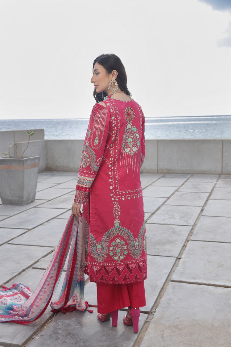 Picture of Ellena - 3-PC Unstitched Printed Lawn - Available at Raja Sahib