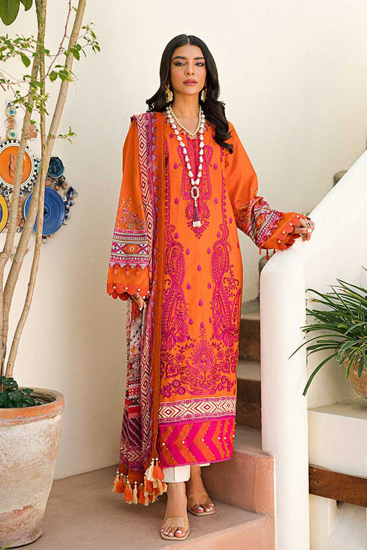 Picture of Ellena - 3-PC Unstitched Lawn Suit - Available at Raja Sahib