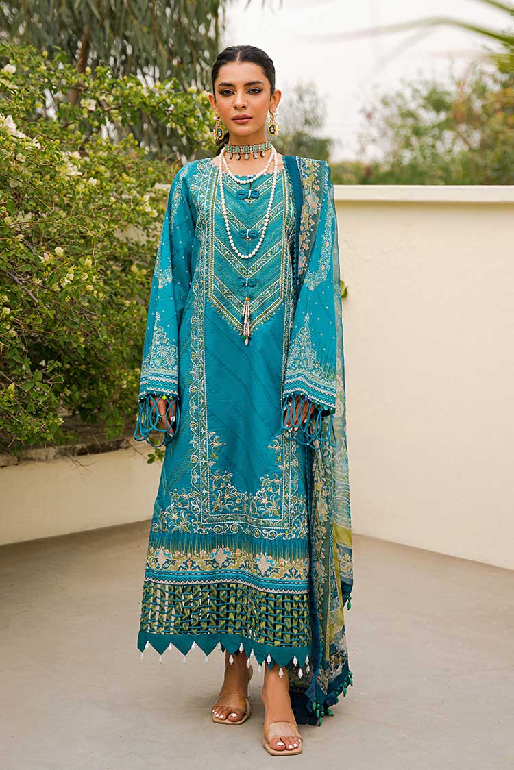 Picture of Ellena - 3-PC Unstitched Lawn Suit - Available at Raja Sahib