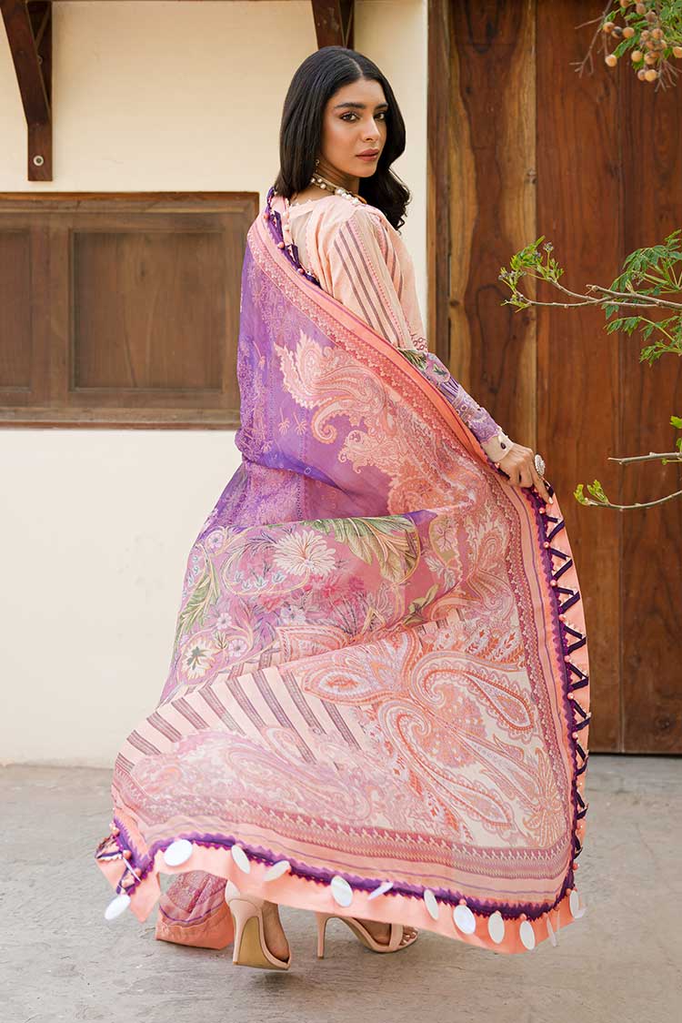 Picture of Ellena - 3-PC Unstitched Lawn Suit - Available at Raja Sahib