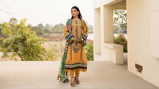 Picture of Ellena - 3-PC Unstitched Lawn Suit - Available at Raja Sahib