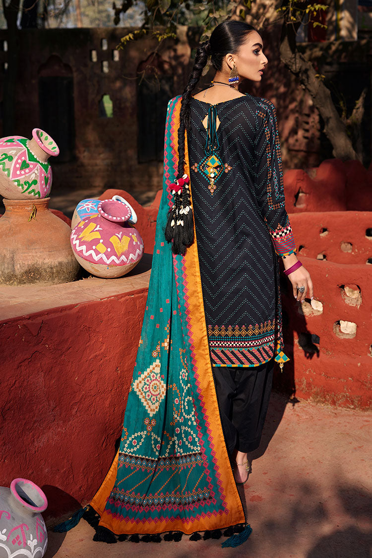 Picture of Ellena - 3-PC Unstitched Chunri Lawn - Available at Raja Sahib